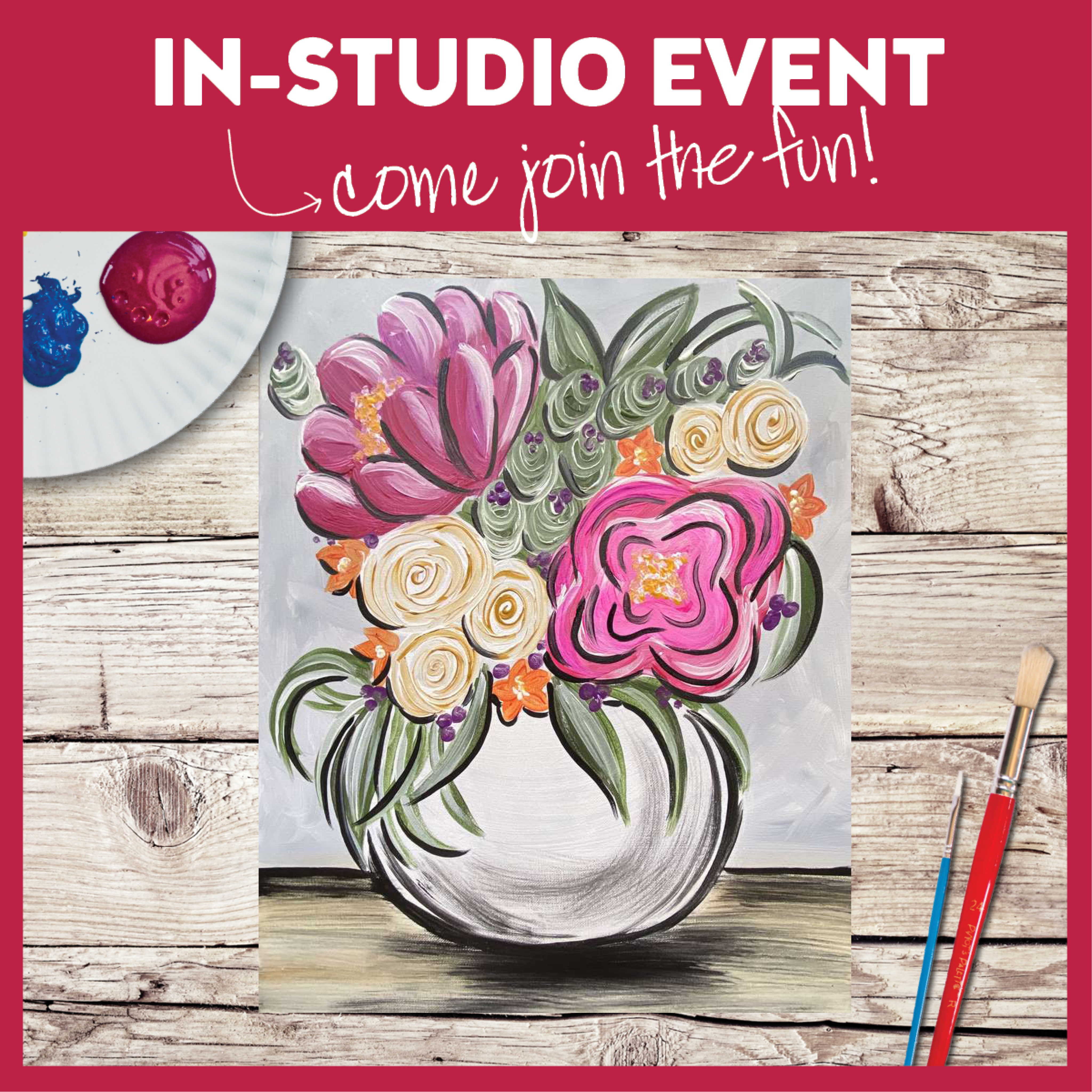 WE'RE BACK AND PAINTING IN-STUDIO!